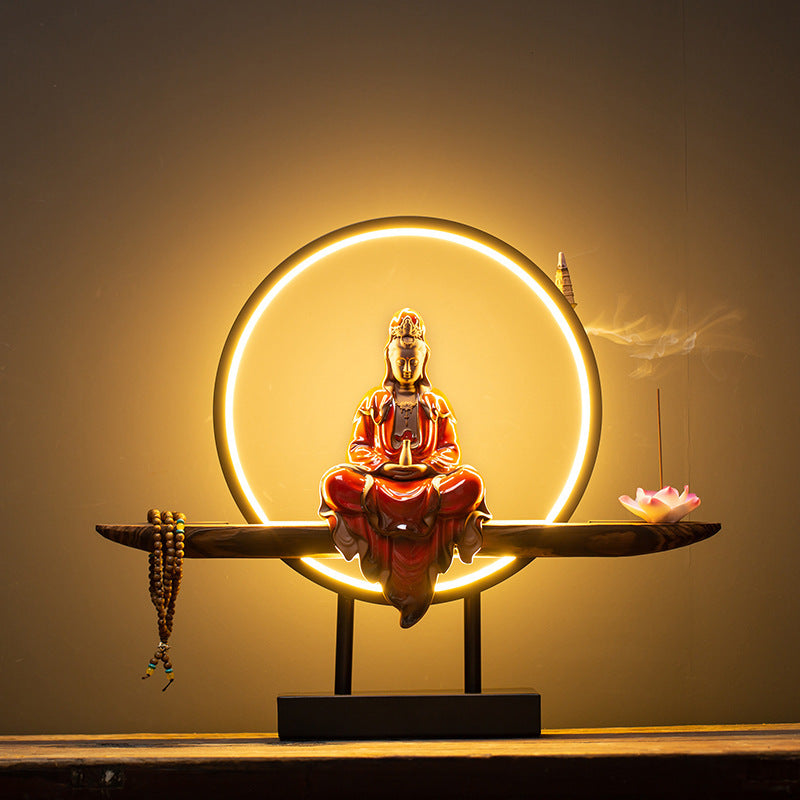 Ceramic Buddha Incense Burner