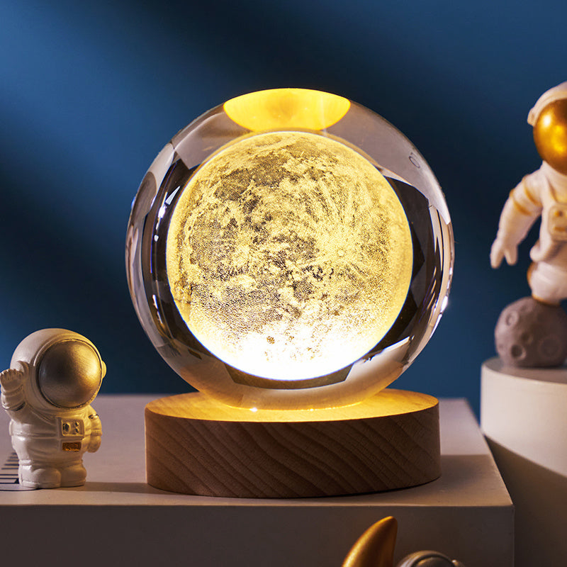 Starry Sky Luminous Crystal Ball Ins Wind Healing Desktop Creative Decoration Birthday Gift