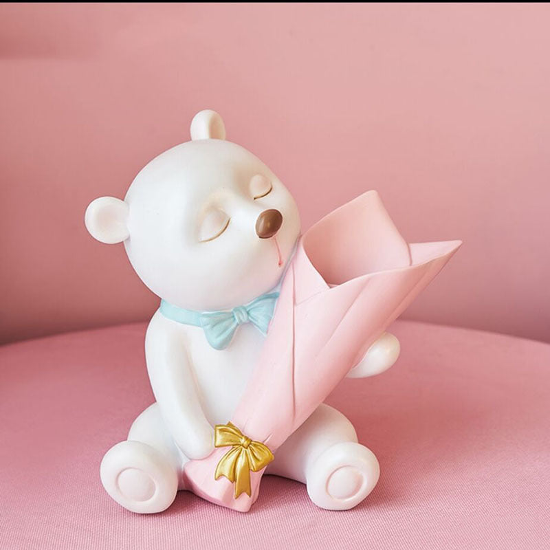 Creative Bear Vase Decoration Living Room TV Cabinet Decorations