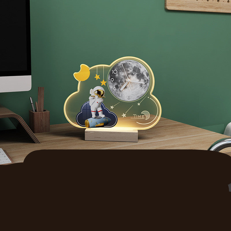 Horloge de bureau de style luxueux et léger