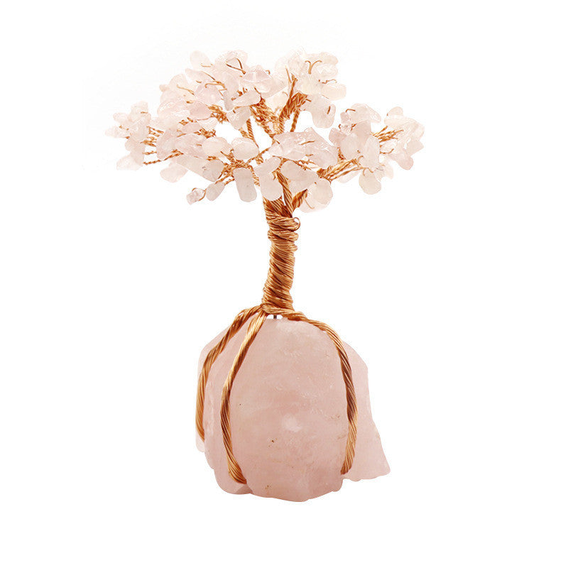 Lucky Jinbao Fortune Tree Crystal Ornaments