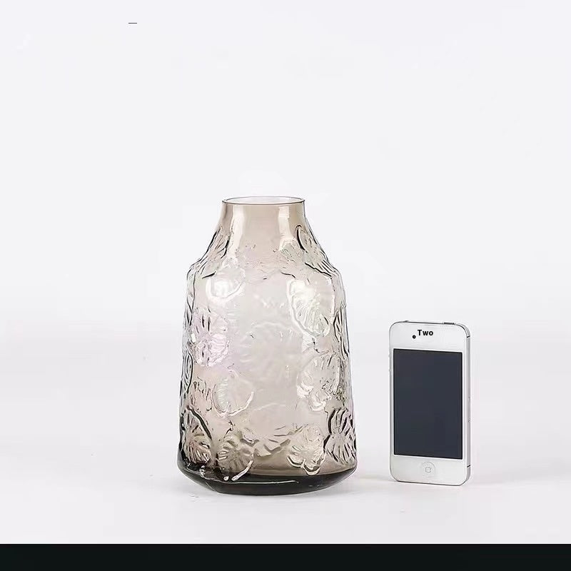 Modern Minimalist Glass Vase Transparent Ornaments