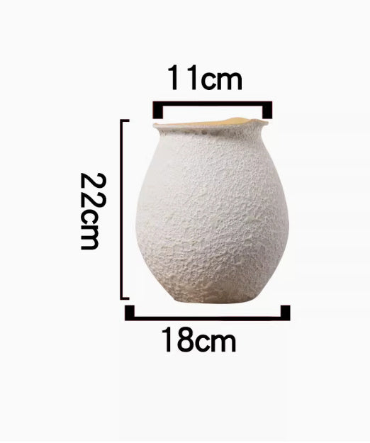 White Vase Desktop Flower Arrangement Ornaments