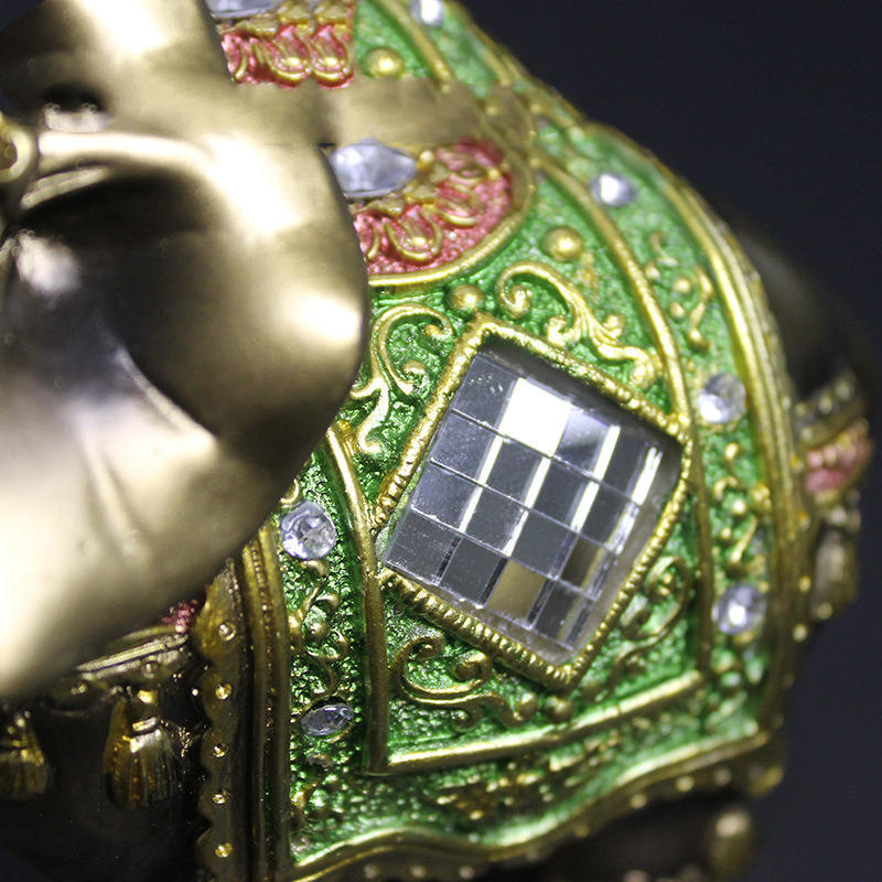 Green Elephant Decoration Custom Resin Doll Anime Hand-made Craft Gift