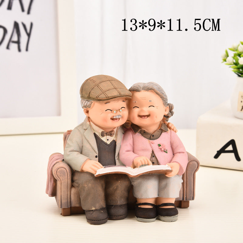 Home living room character decoration resin decoration