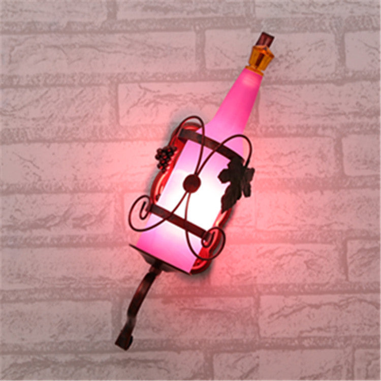 Creative Wall Lamp Bedroom Bedside Lamp Wine Bottle