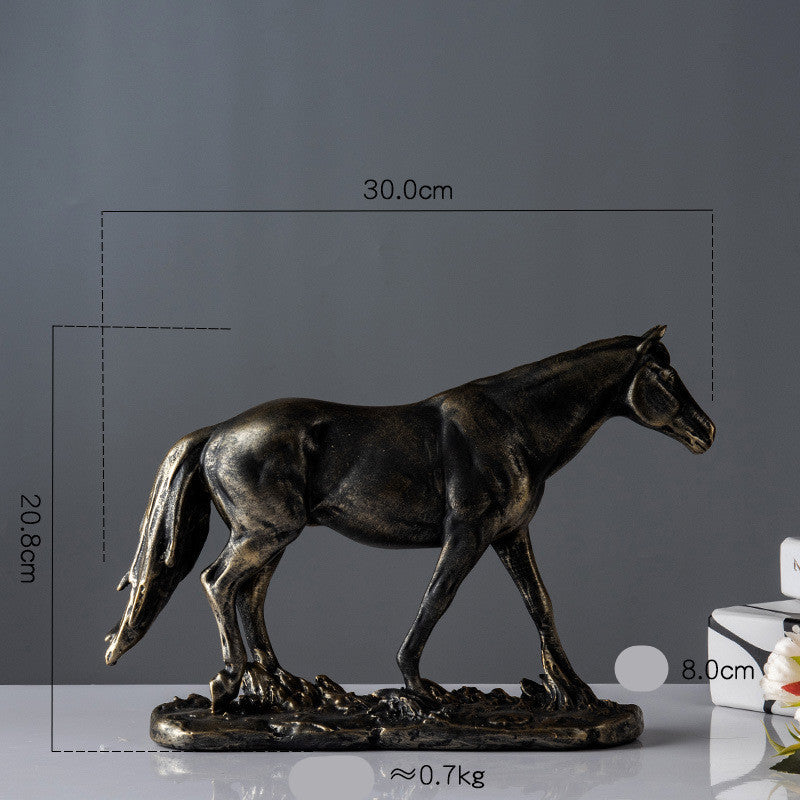 Resin Horse Furnishing Home Decoration