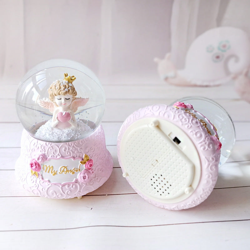 Gift Snow Crystal Ball Music Box
