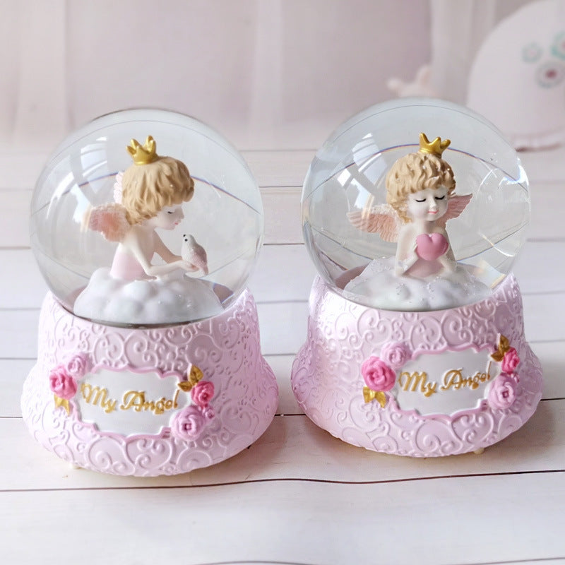 Gift Snow Crystal Ball Music Box