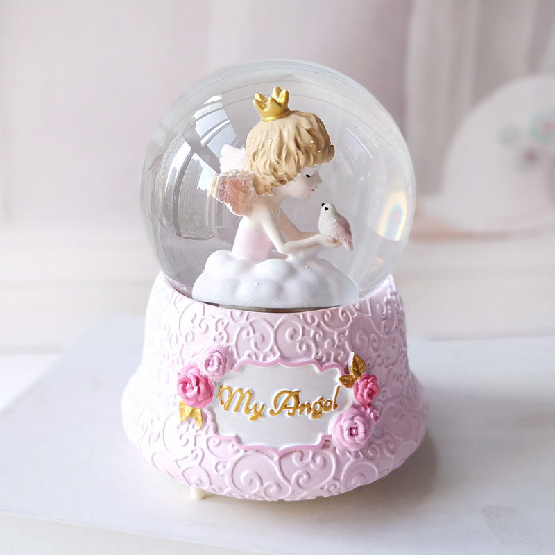 Gift Snow Crystal Ball Music Box