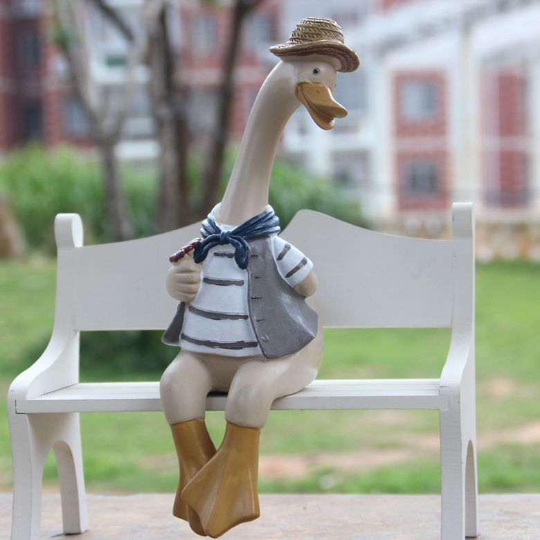 Creative Resin Couple Duck Ornaments