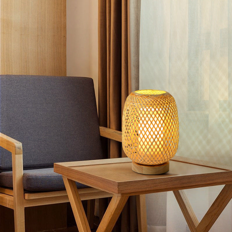 Weaving Lamp Girl Net Celebrity Homestay Decoration Small Table Lamp