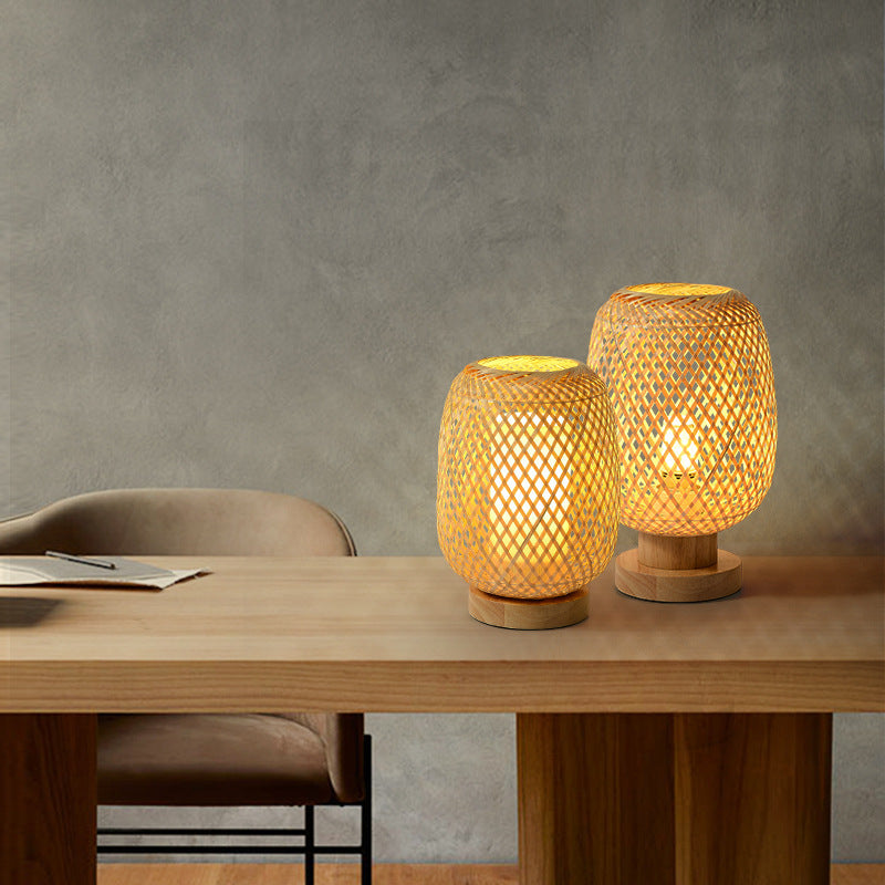 Weaving Lamp Girl Net Celebrity Homestay Decoration Small Table Lamp
