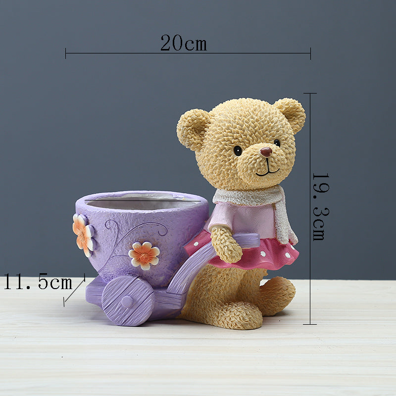 Resin Lovely Personality Indoor Fleshy Pot