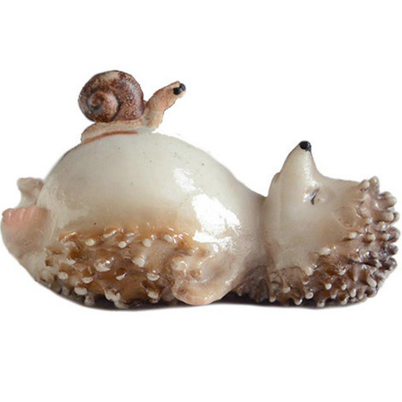 Hedgehog resin animal ornaments