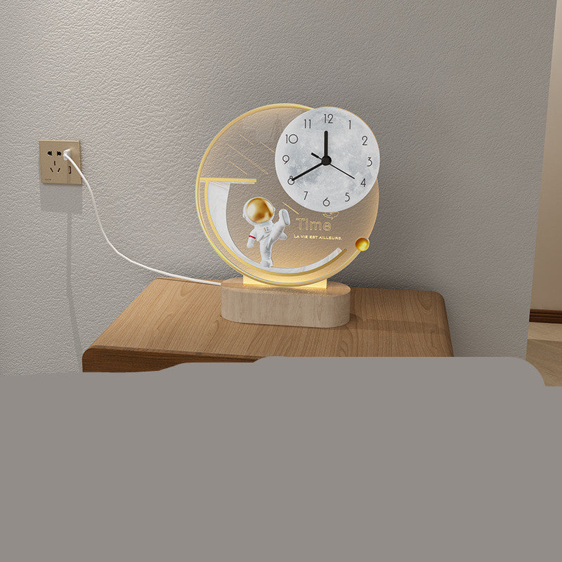Horloge de bureau de style luxueux et léger