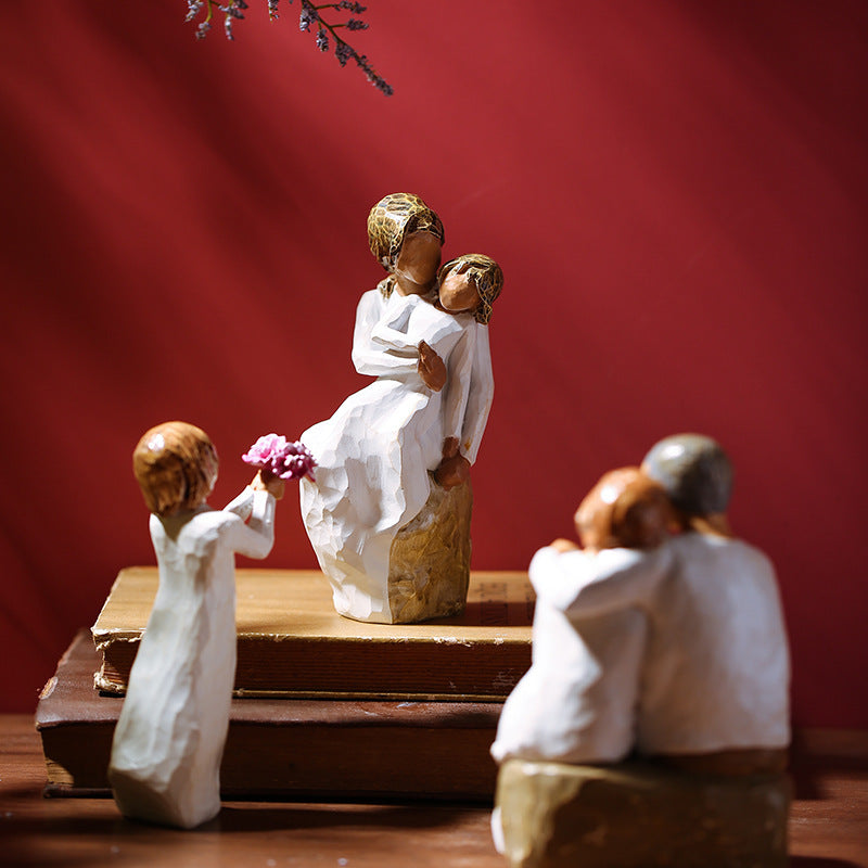 Couples Around You Family Figures Statue