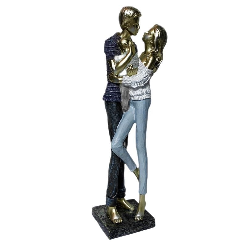 Romantic Loving Hug Couple Figurine Gift & Living Room Decoration