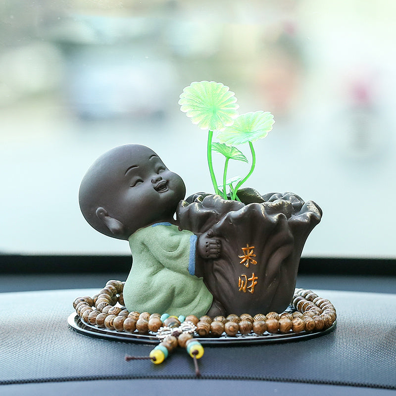 Creative Ceramic Small Monk Zen Ornaments