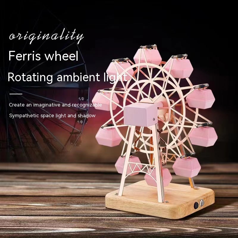 Ferris Wheel Home Decorative Creative Small Night Lamp Rotating Atmosphere Lamp