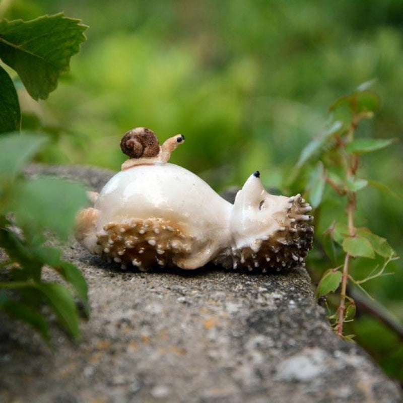Hedgehog resin animal ornaments