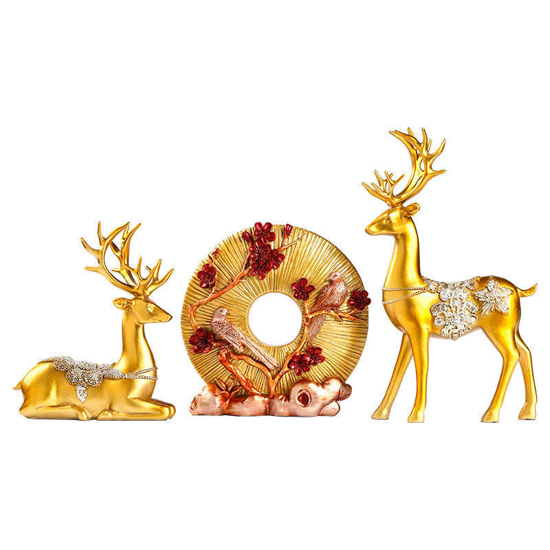 Creative Golden Home Decorative Crafts Ornaments