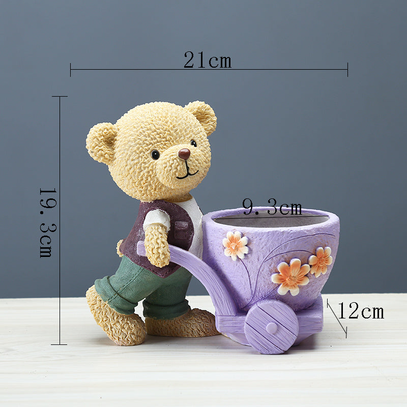 Resin Lovely Personality Indoor Fleshy Pot