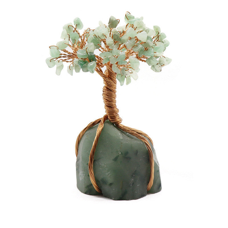 Lucky Jinbao Fortune Tree Crystal Ornaments