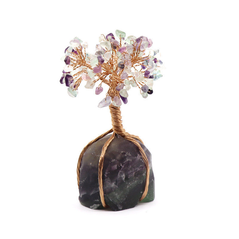 Lucky Jinbao Fortune Tree Crystal Ornaments