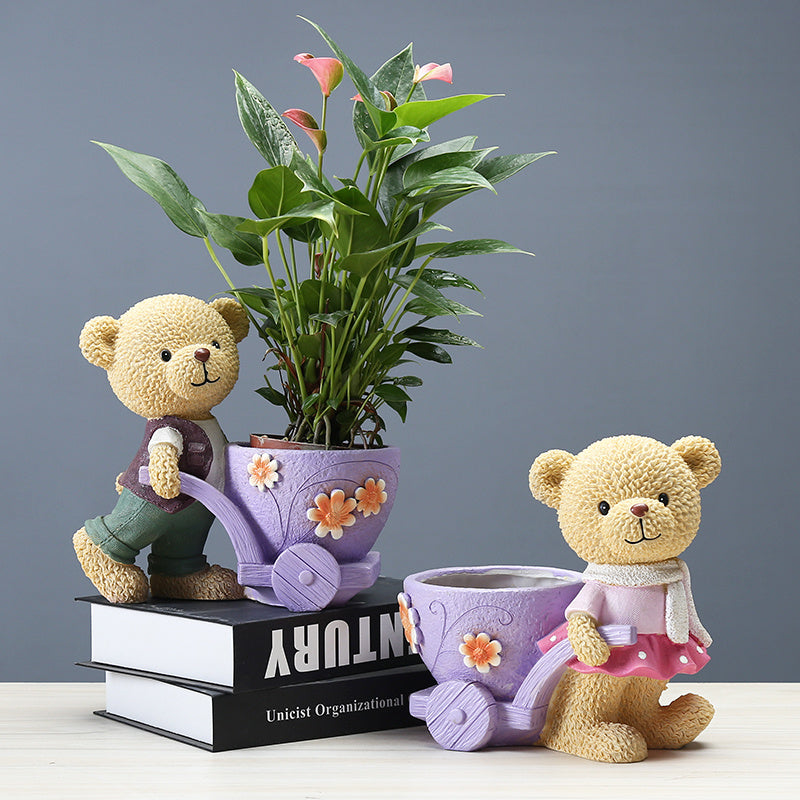 Resin Lovely Personality Indoor Fleshy Pot