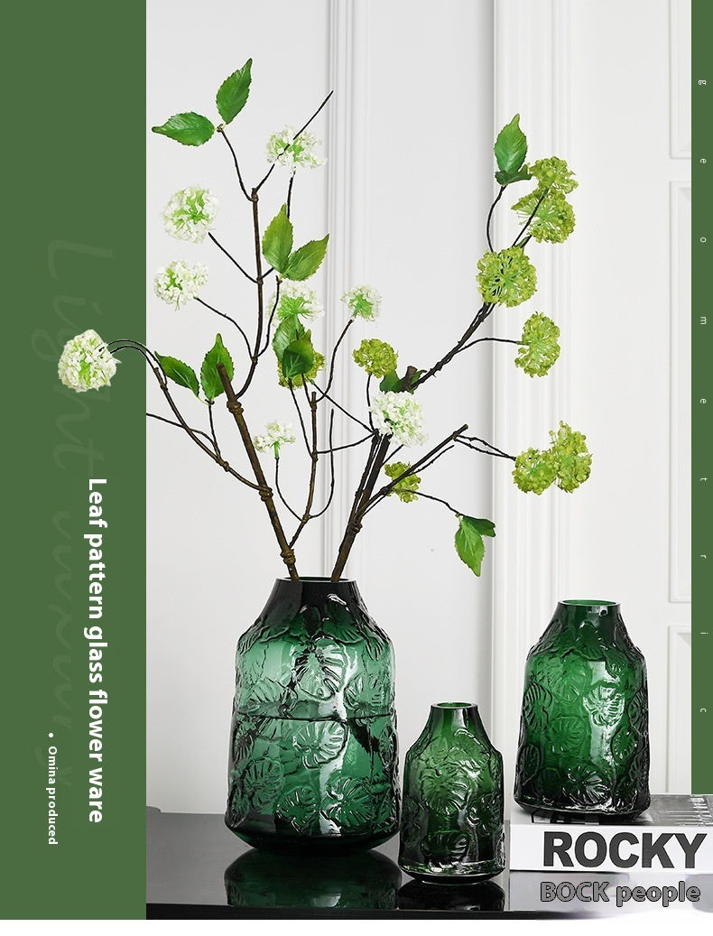 Modern Minimalist Glass Vase Transparent Ornaments