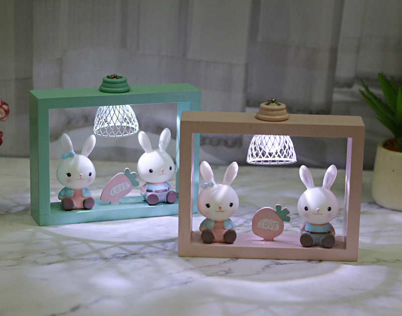 Bunny resin piggy bank