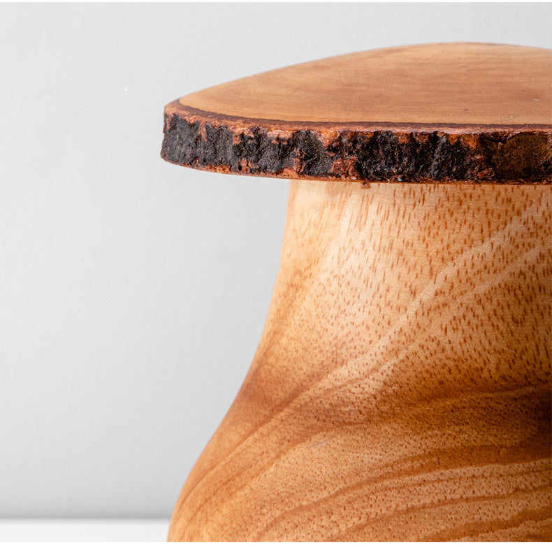 Creative Mushroom Solid Wood Ornaments