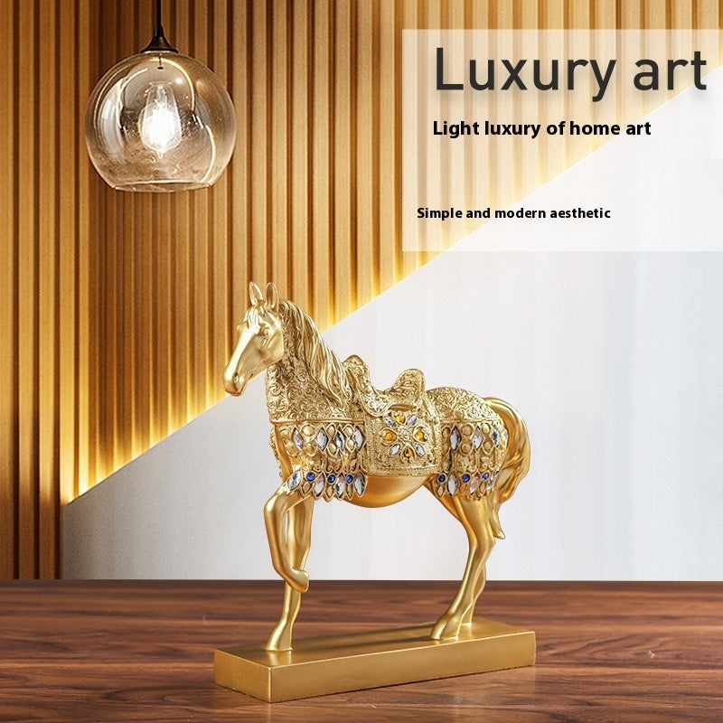 Creative Golden Home Decorative Crafts Ornaments