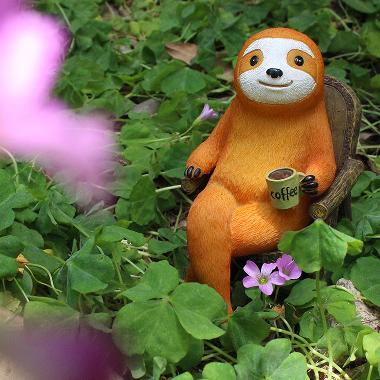 Sloth American Garden Courtyard Decoration Resin Decorations