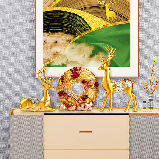 Creative Golden Home Decorative Crafts Ornaments
