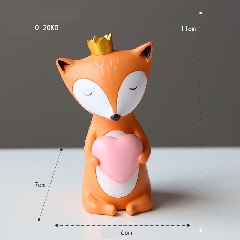 Ornaments Desktop Living Room Children Nordic Creative Animal Resin