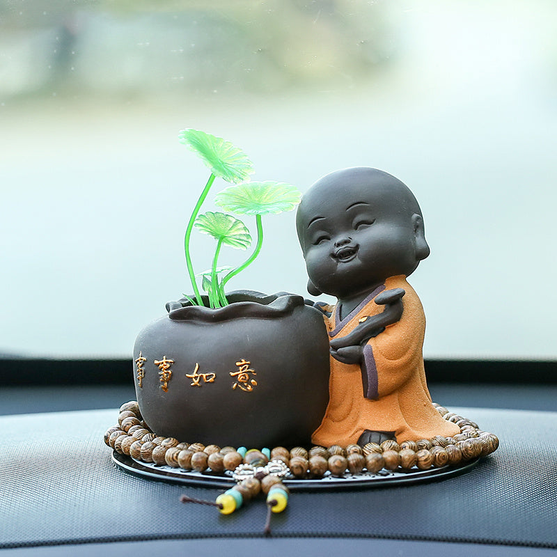 Creative Ceramic Small Monk Zen Ornaments