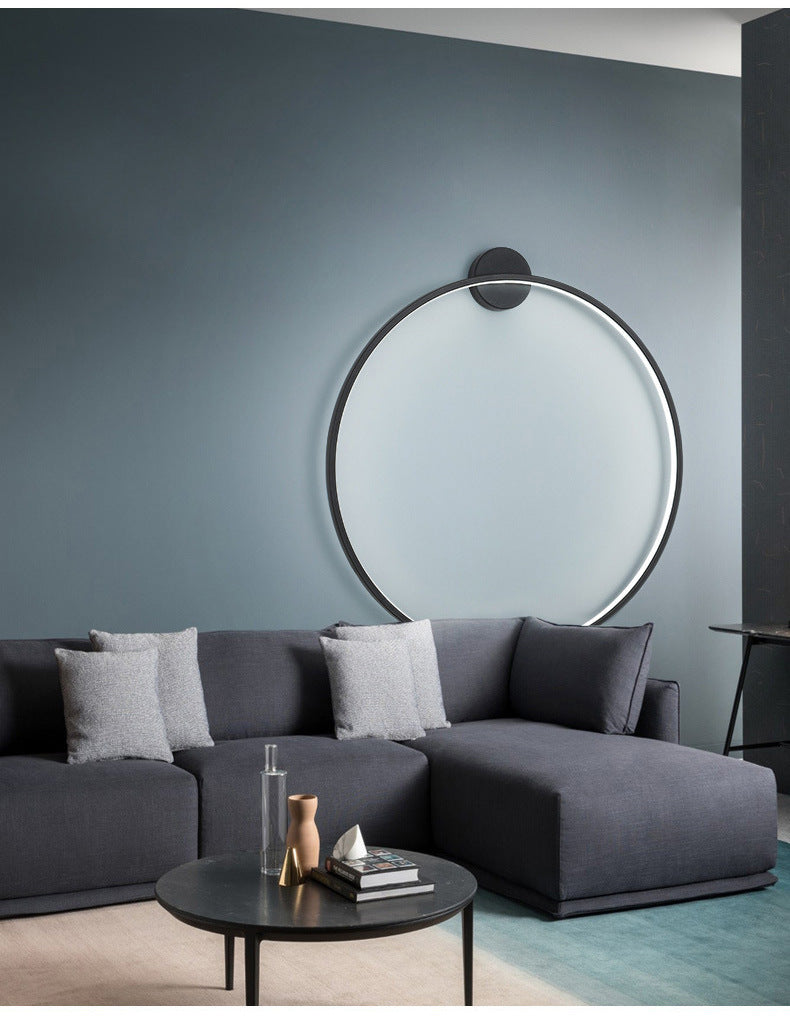 Round Wall Lamp Creative Personalized Bedroom Bedside Lamp Simple Modern