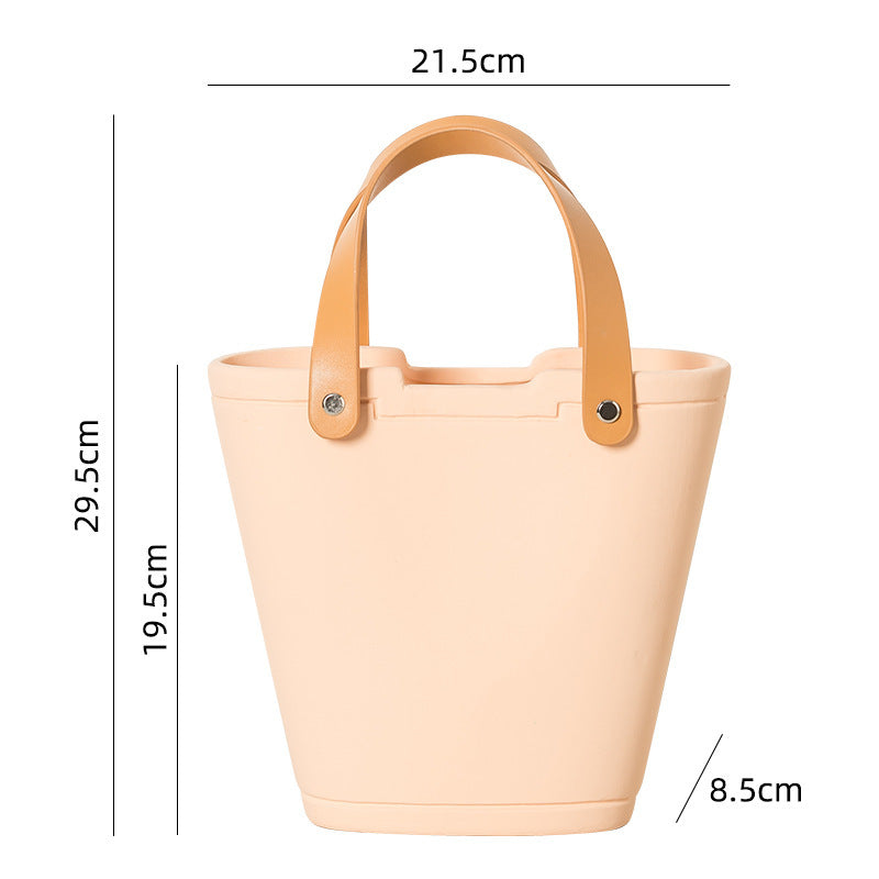 Nordic Ceramic Handbag Vase Ornaments