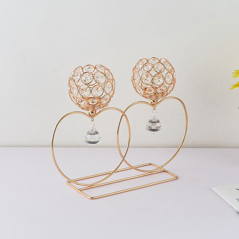 Double-core Metal Candlestick Ornaments