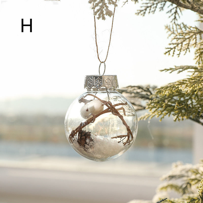 Décorations de sapin de Noël du Nouvel An Boules en plastique mixtes peintes en poudre dorée brillante