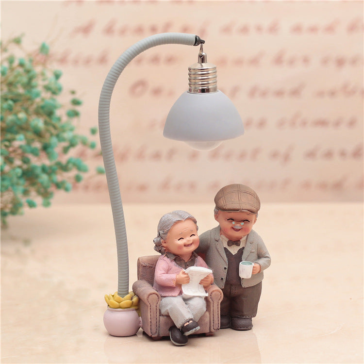 Home living room character decoration resin decoration