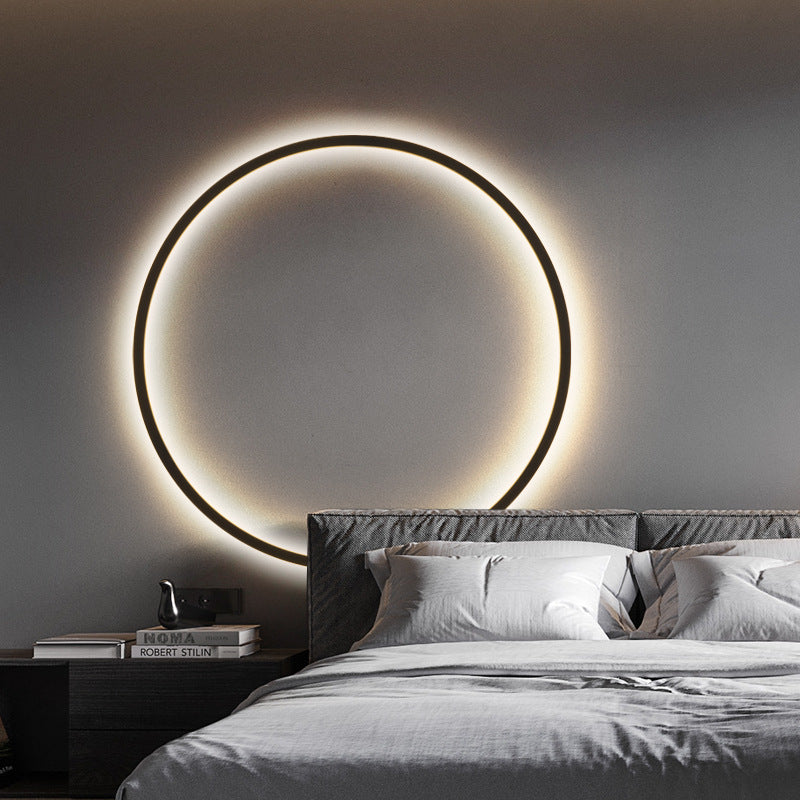 Round Wall Lamp Creative Personalized Bedroom Bedside Lamp Simple Modern