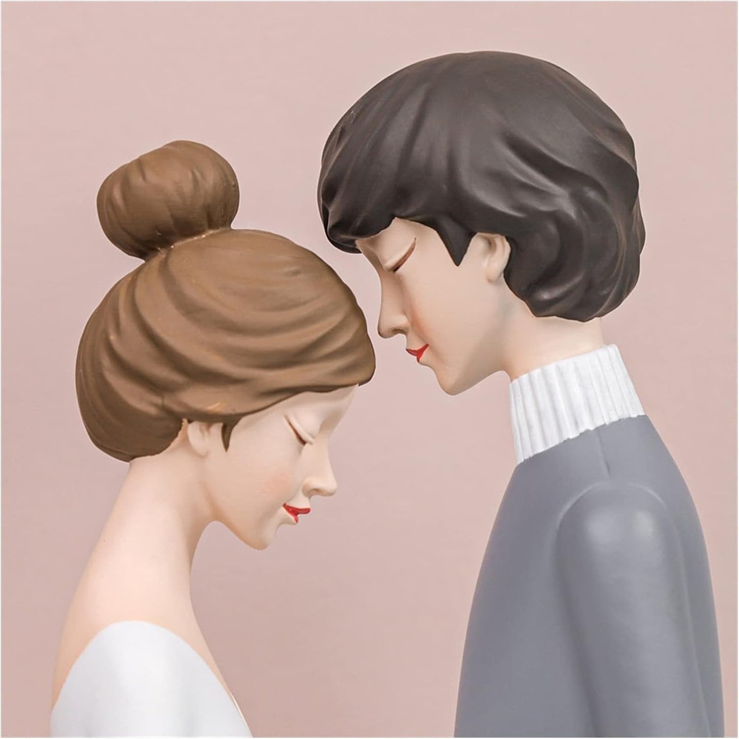 Resin Couple Pregnant Woman Gift Miniatures for Home Decor