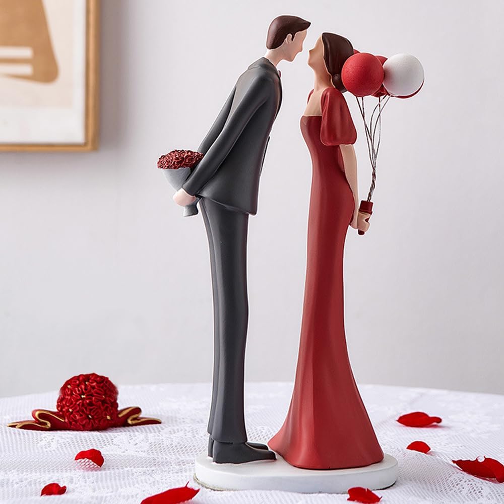 Couple Love Romantic Kiss Figurine Statue, Valentine Gift, Home Decorations