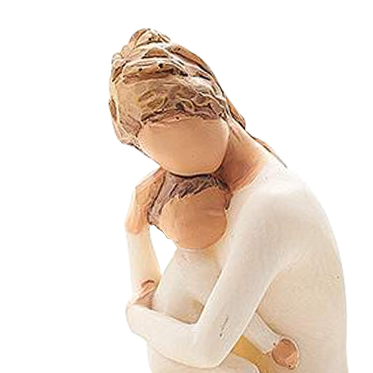 Nordic Style Resin "Child of My Heart" Figurine – Minimalist Scandinavian Home Decor
