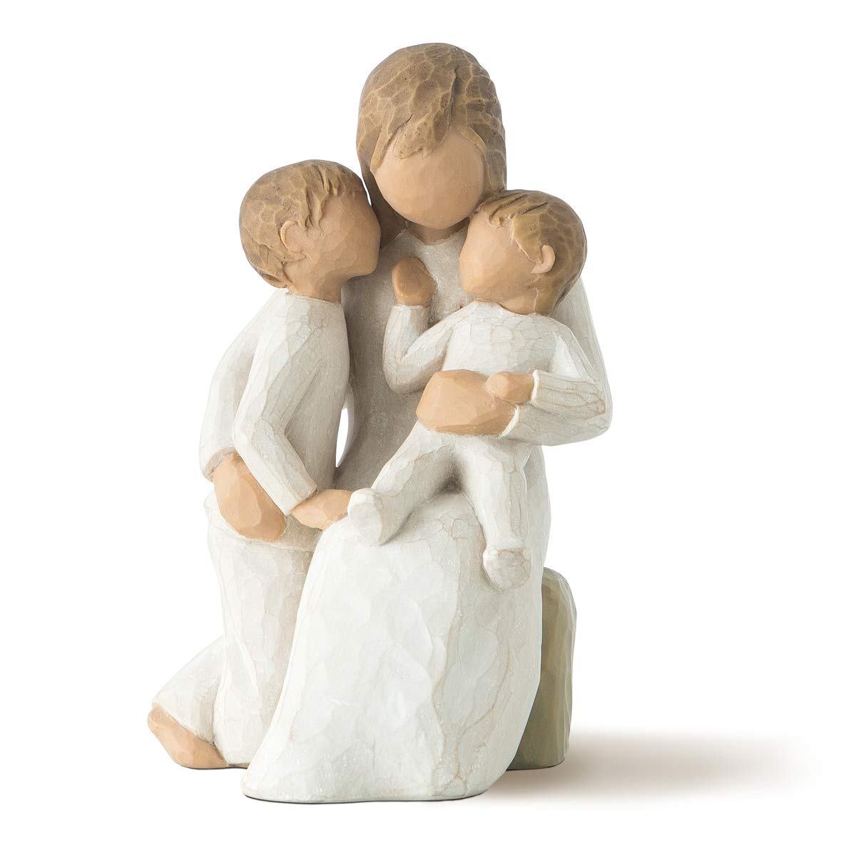 Statue en résine de Willow Tree représentant une mère et sa fille de style nordique