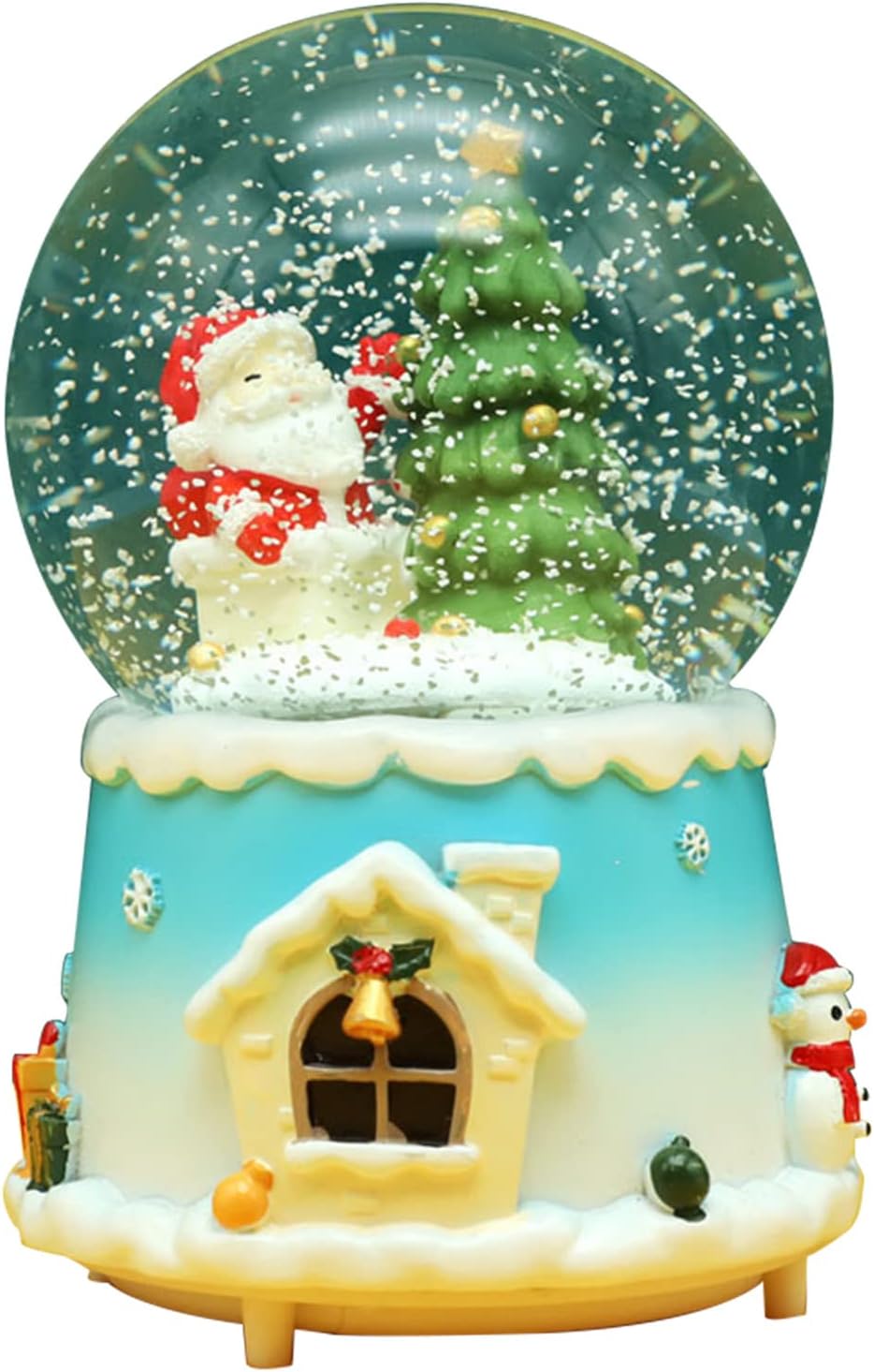 Christmas Full Crystal Ball Creative Music Box Decoration