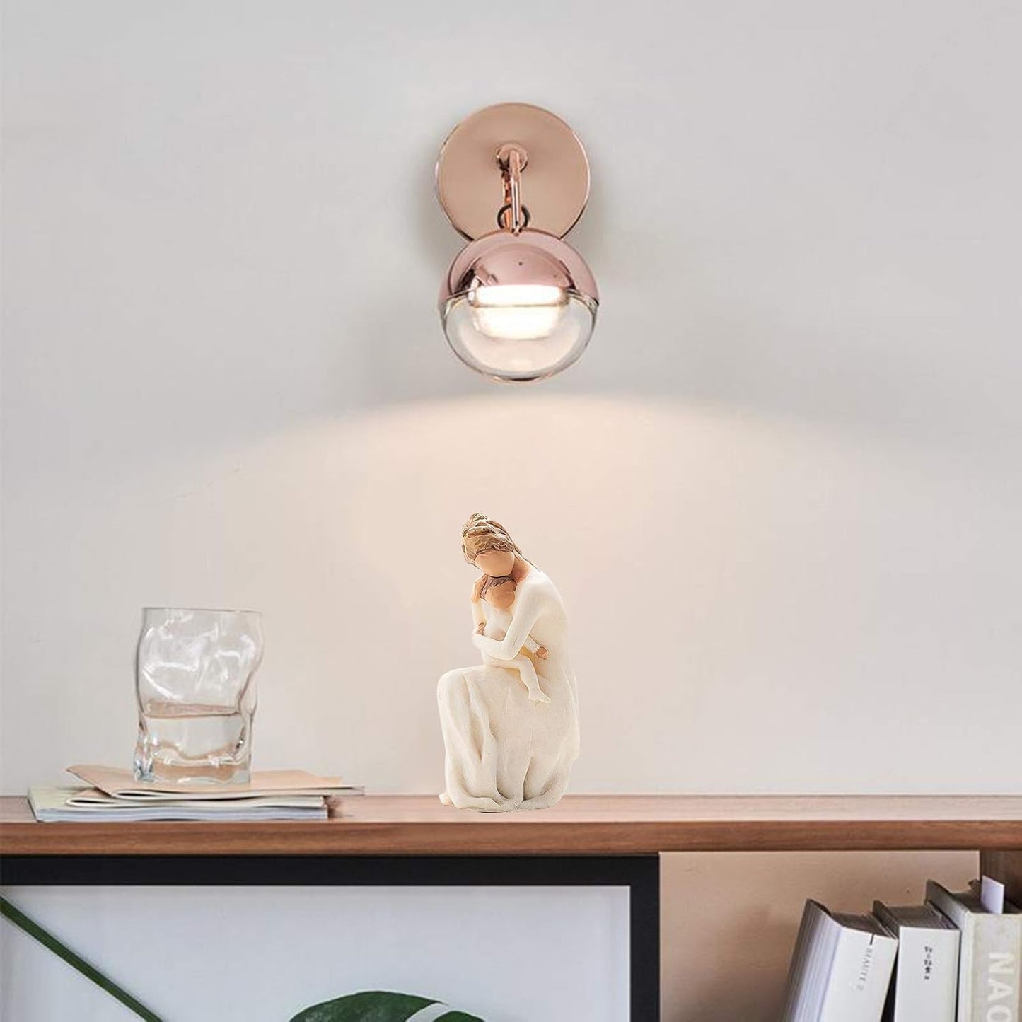 Nordic Style Resin "Child of My Heart" Figurine – Minimalist Scandinavian Home Decor